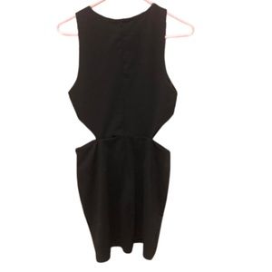 Cut out small/medium black dress